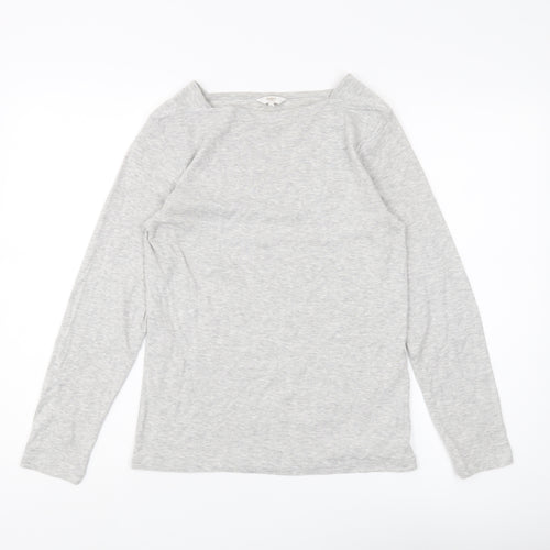 Cotton Traders Women's Grey Long Sleeve T-Shirt