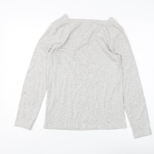 Cotton Traders Women's Grey Long Sleeve T-Shirt