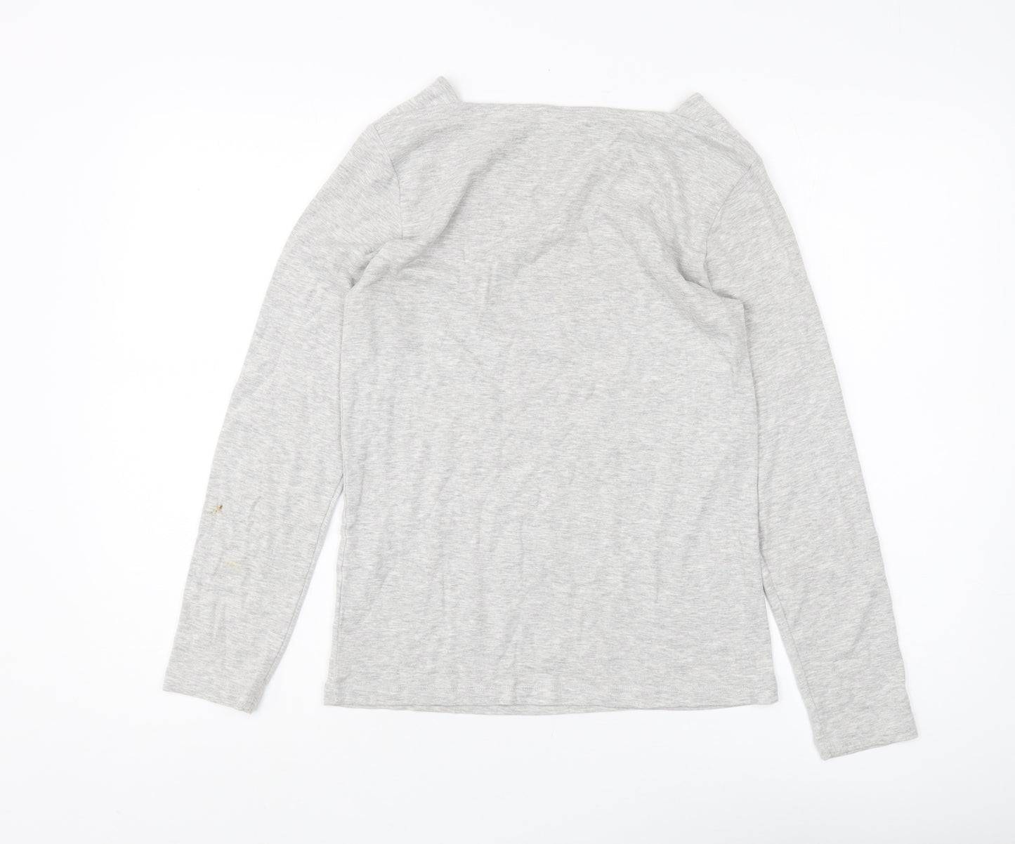Cotton Traders Women's Grey Long Sleeve T-Shirt