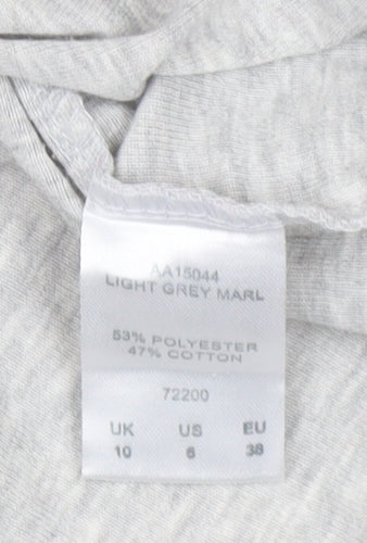 Cotton Traders Women's Grey Long Sleeve T-Shirt