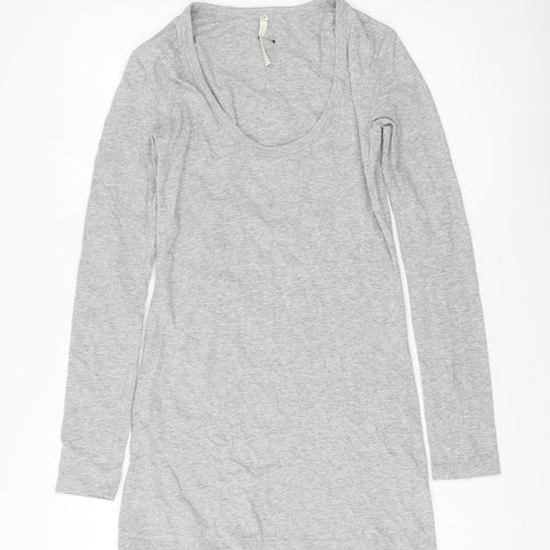 Firetrap Women's Grey Long Sleeve T-Shirt, Size S