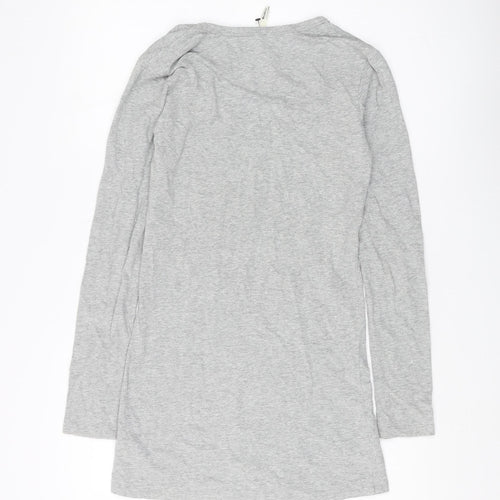 Firetrap Women's Grey Long Sleeve T-Shirt, Size S