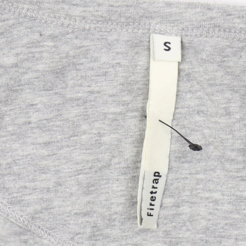 Firetrap Women's Grey Long Sleeve T-Shirt, Size S