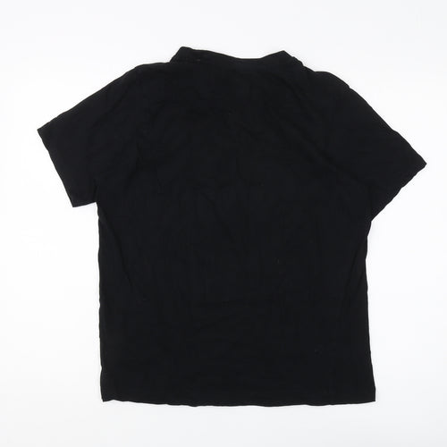Donnay Men's Black Medium Crew Neck T-Shirt
