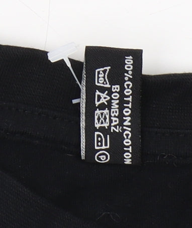 Donnay Men's Black Medium Crew Neck T-Shirt