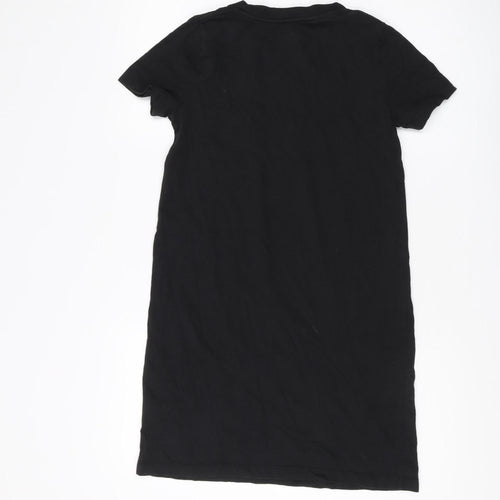 Madewell Women's Black T-Shirt Dress, XS, Casual