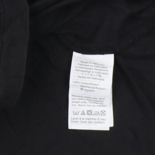 Madewell Women's Black T-Shirt Dress, XS, Casual