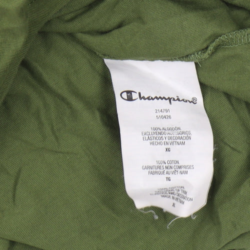 Champion Men's Green XL T-Shirt - Classic & Comfortable