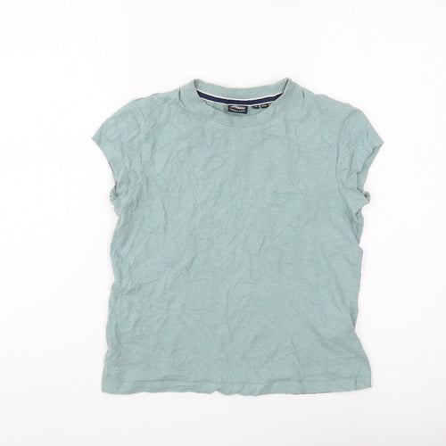 Superdry Women's Green Jersey T-Shirt Size 10