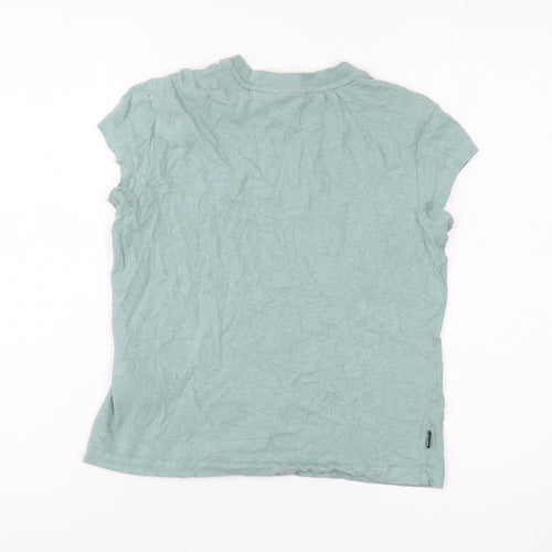 Superdry Women's Green Jersey T-Shirt Size 10