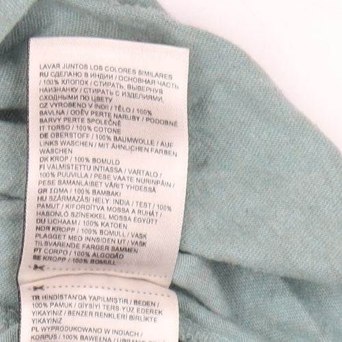 Superdry Women's Green Jersey T-Shirt Size 10