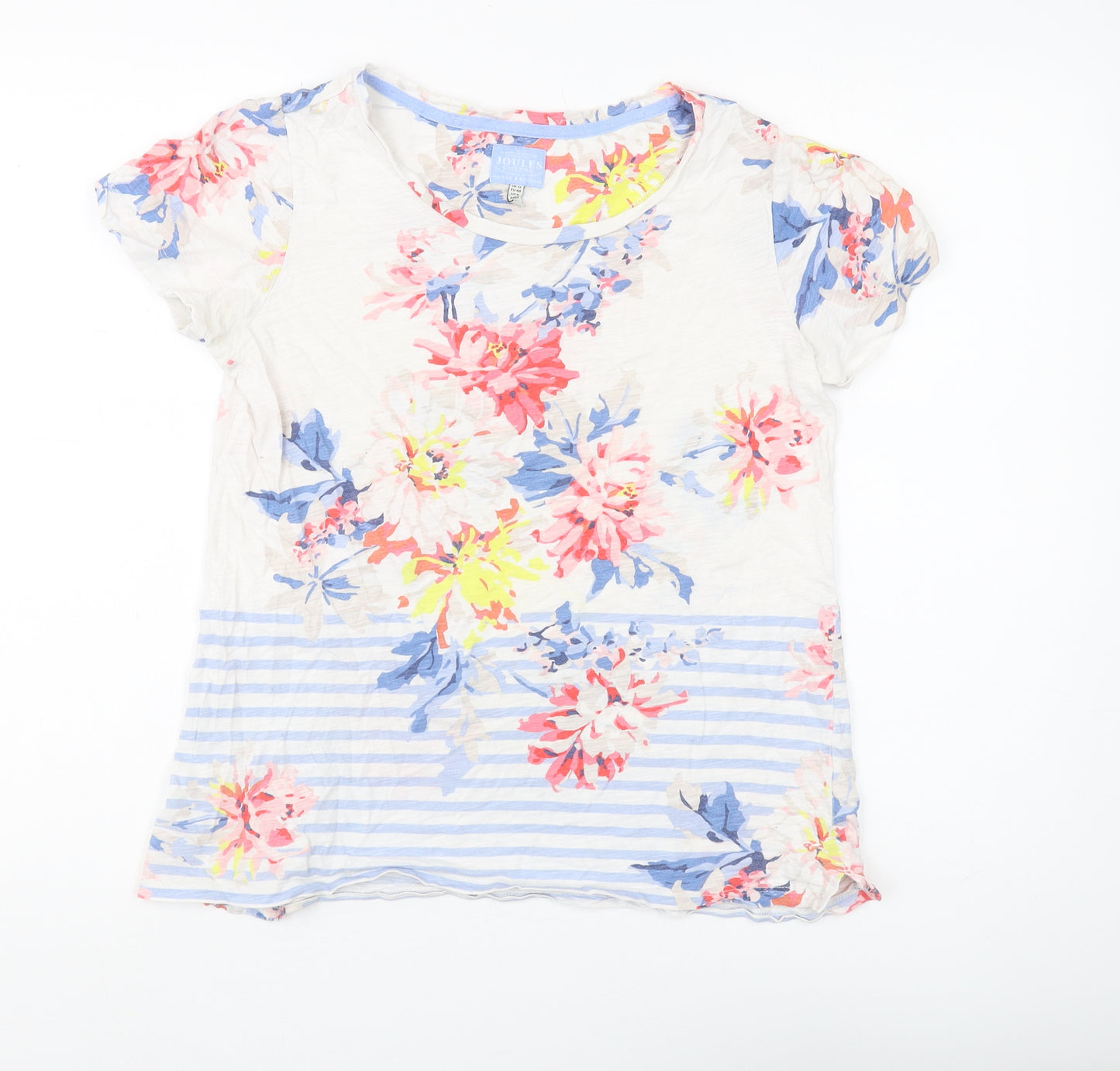 Joules Women's Multicoloured Floral T-Shirt, Size 12
