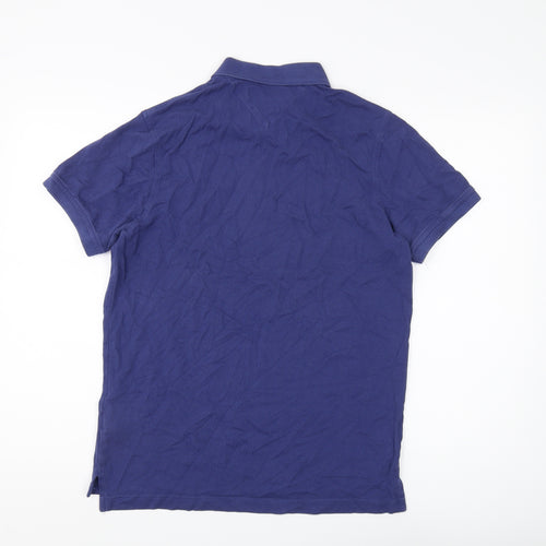 Tommy Hilfiger Men's Blue Slim Fit Polo, Medium