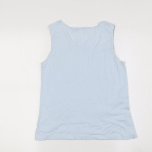 Saint James Women's Blue Tank Top Size 8