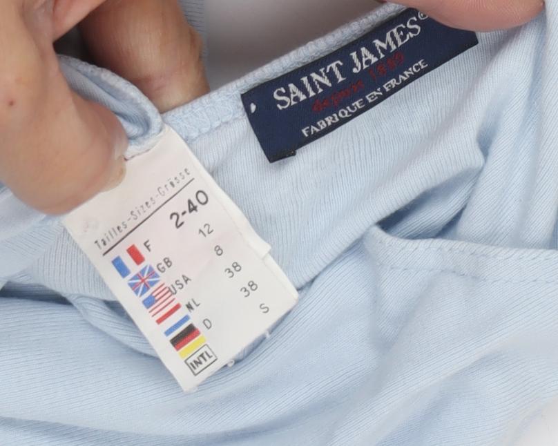 Saint James Women's Blue Tank Top Size 8