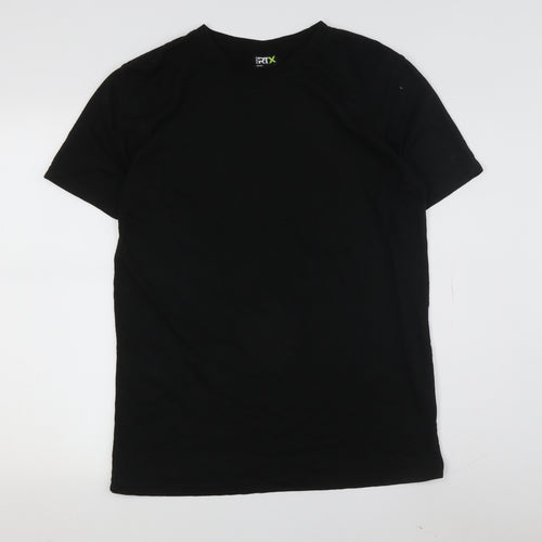 PRO RTX Men's Black T-Shirt M Regular Crew Neck