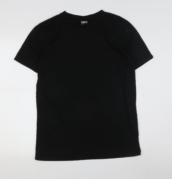 PRO RTX Men's Black T-Shirt M Regular Crew Neck