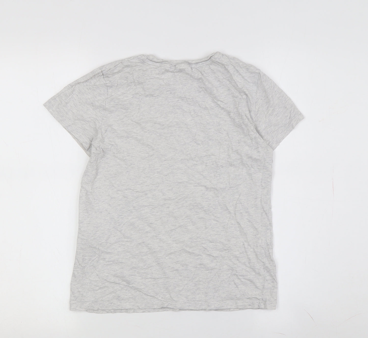 Levi's Boys Grey XS Logo T-Shirt Crew Neck Casual