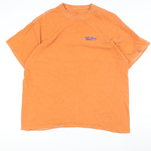iets frans... Men's Orange L Crew Neck T-Shirt