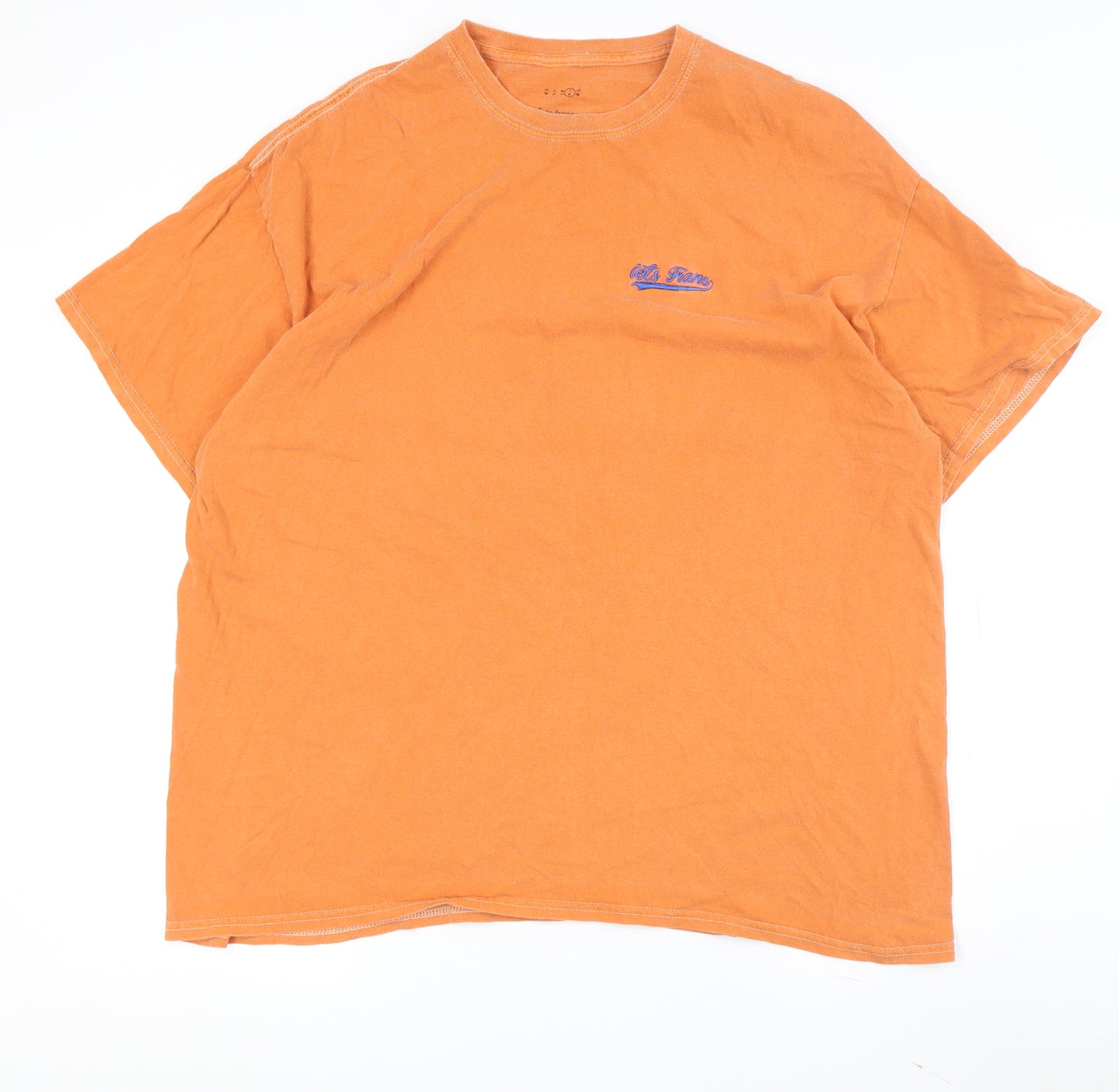 iets frans... Men's Orange L Crew Neck T-Shirt