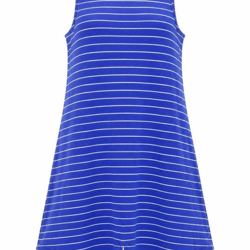 My Michele Women's Blue Striped Shirt Dress XL