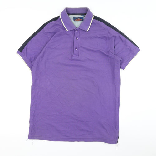 GRV Nautic Wear Men's Purple Polo Shirt M