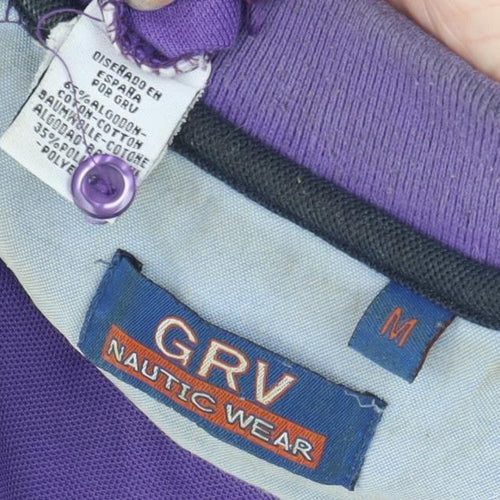 GRV Nautic Wear Men's Purple Polo Shirt M