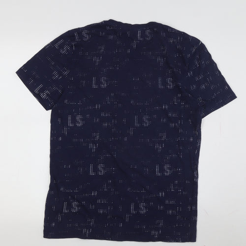 Lyle & Scott Men's Blue Graphic Print T-Shirt M