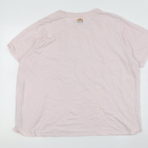 Marks & Spencer Women's Pink XL Pride T-Shirt