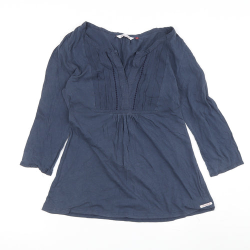 White Stuff Women's Blue Tunic Blouse Size 12