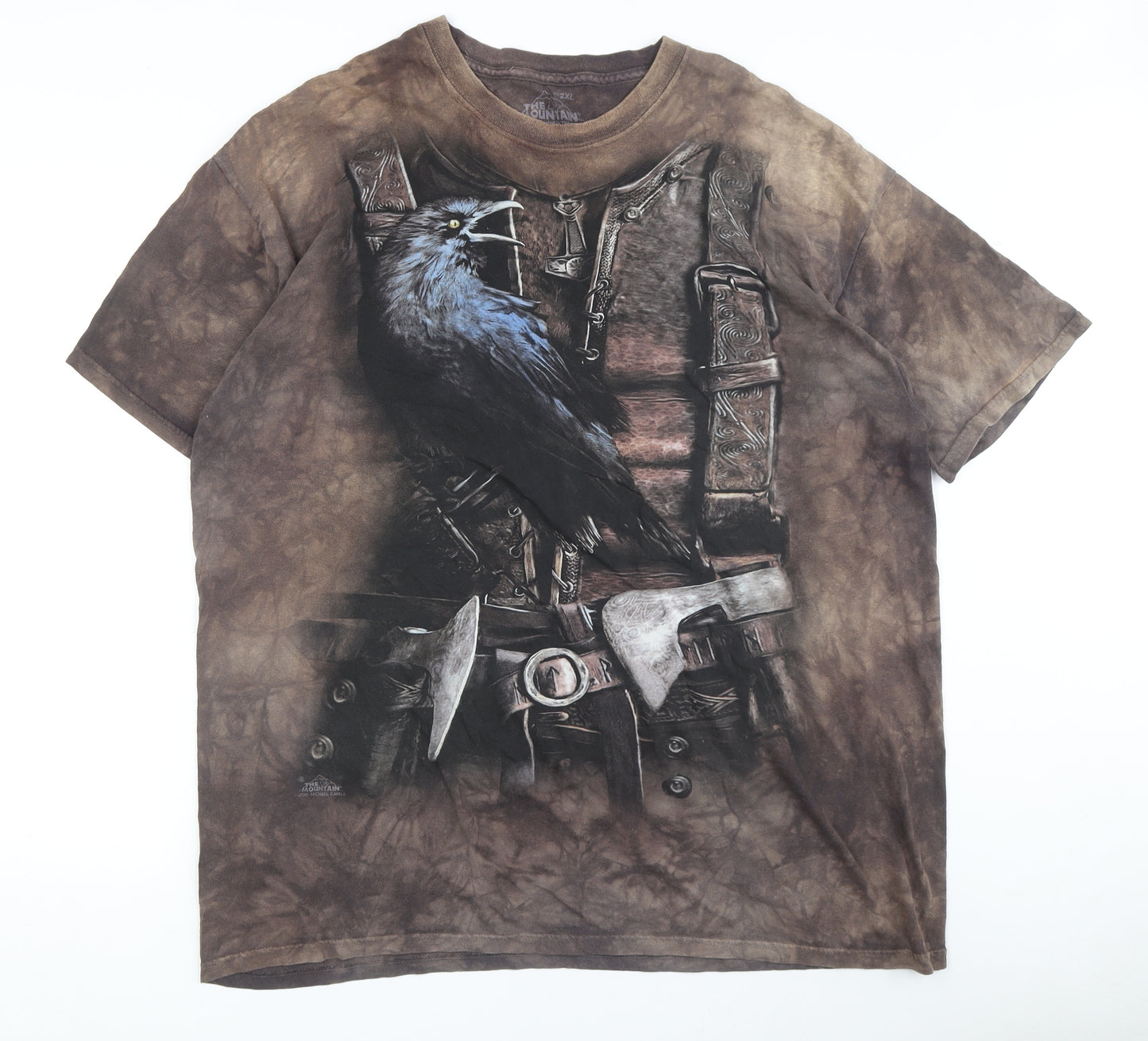 The Mountain Men's Brown 2XL Animal Graphic T-Shirt