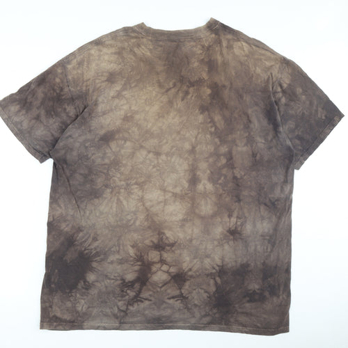 The Mountain Men's Brown 2XL Animal Graphic T-Shirt