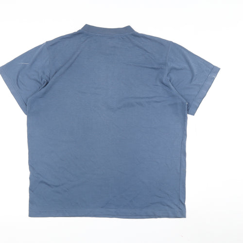 Head Men's Blue Striped T-Shirt Size S Crew Neck