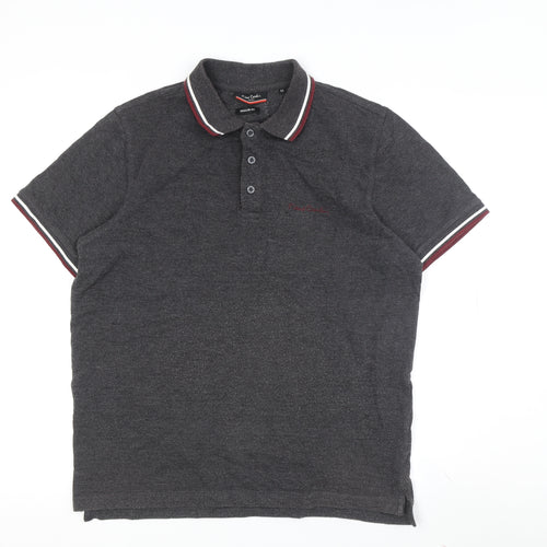 Pierre Cardin Men's Grey Polo M Regular Fit