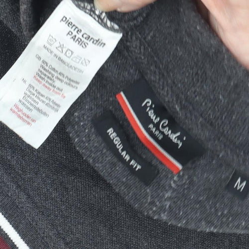 Pierre Cardin Men's Grey Polo M Regular Fit