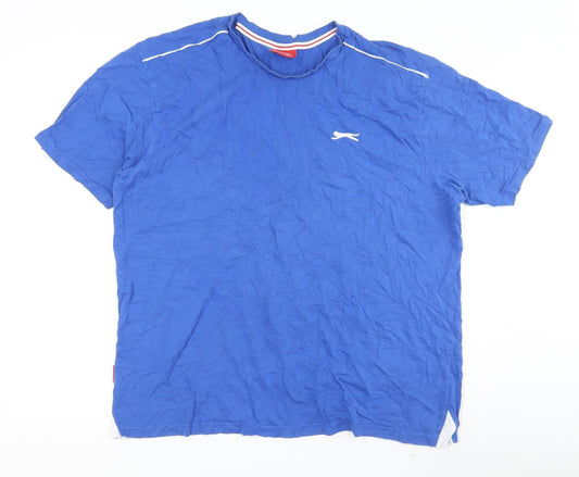 Slazenger Men's Blue Crew Neck T-Shirt 2XL