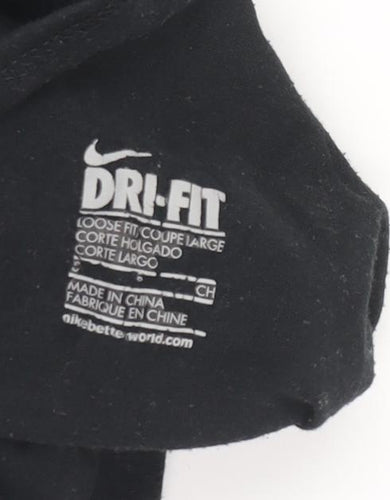 Nike Women’s Black Tank Top, Size L, Gym Training