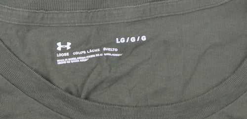 Under Armour Men's Green Relaxed T-Shirt L