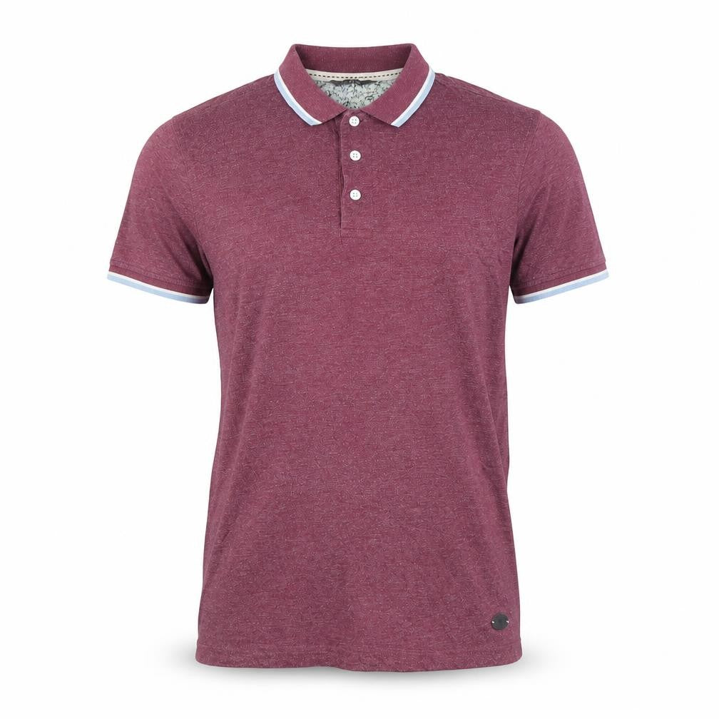Fluid Men's Red Polo Shirt S Short Sleeve Cotton