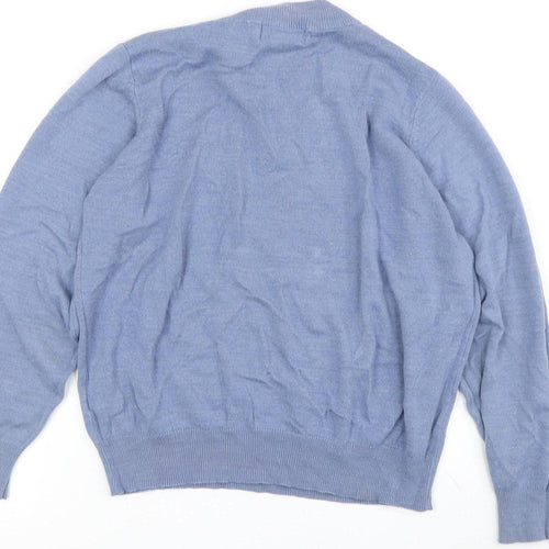 Honor Millburn Women's Blue Mock Neck Pullover M