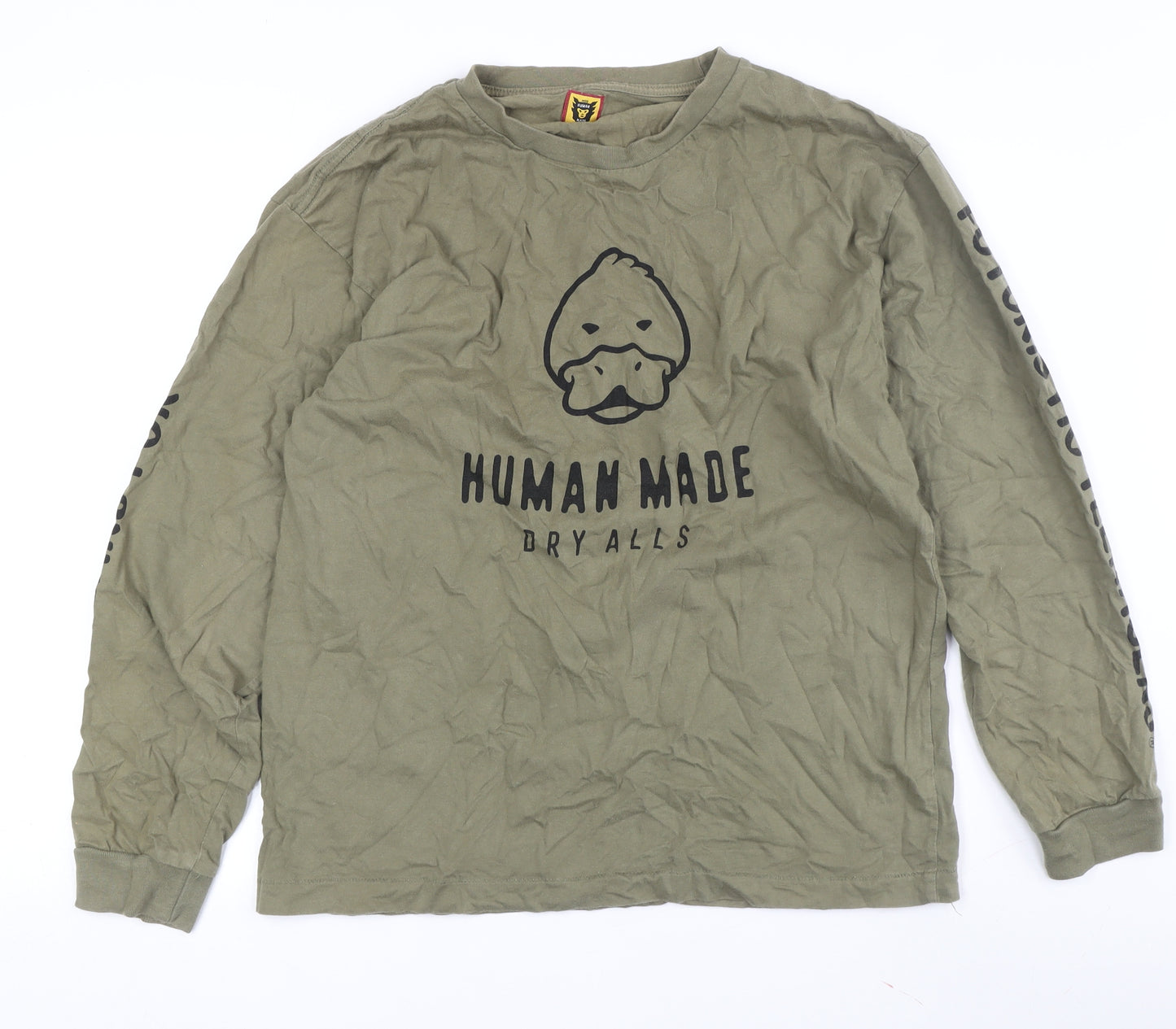 Human Made Green XL Long Sleeve T-Shirt