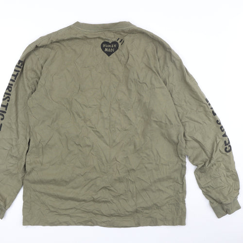 Human Made Green XL Long Sleeve T-Shirt