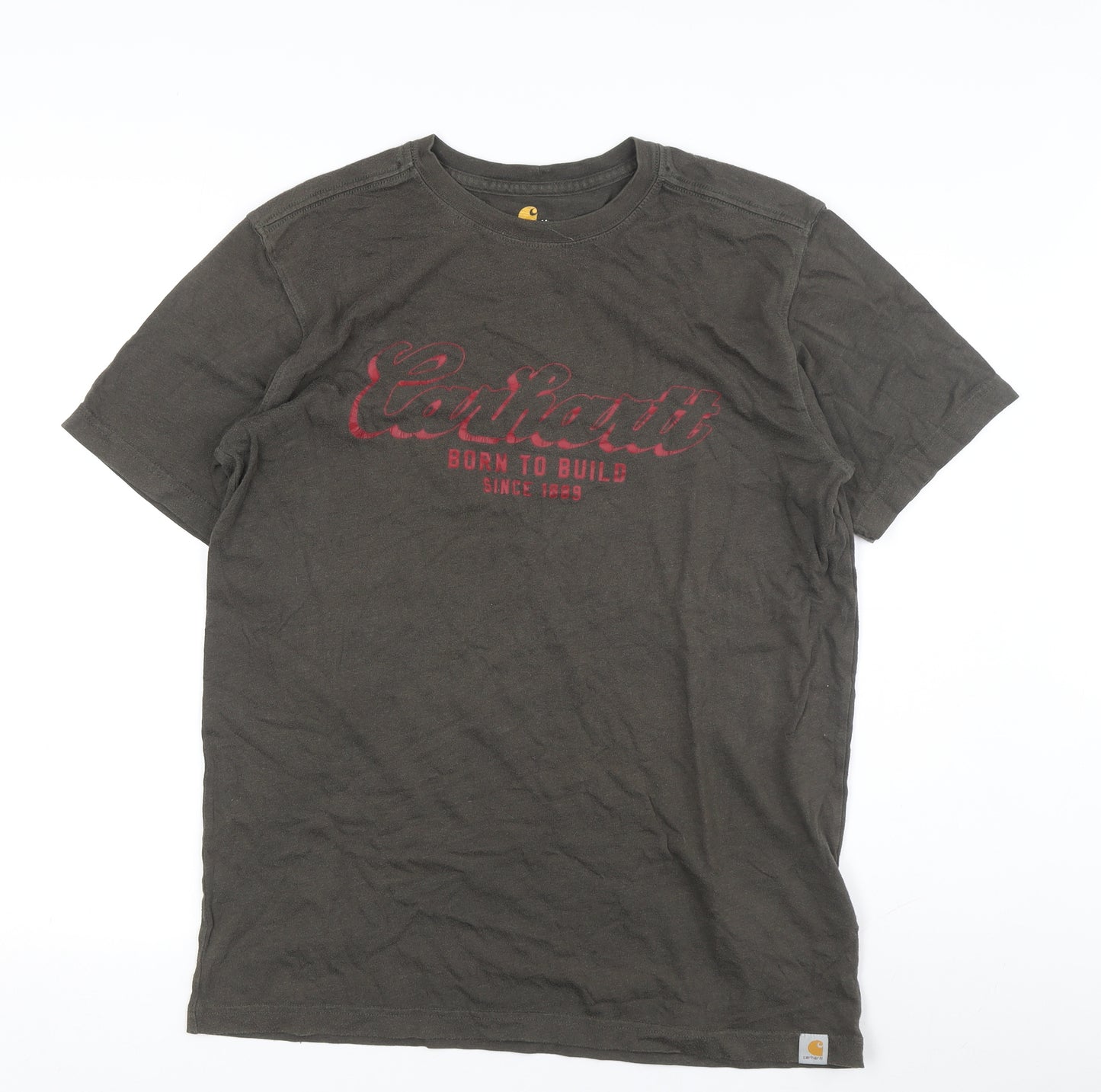 Carhartt Men's Brown Crew Neck T-Shirt M