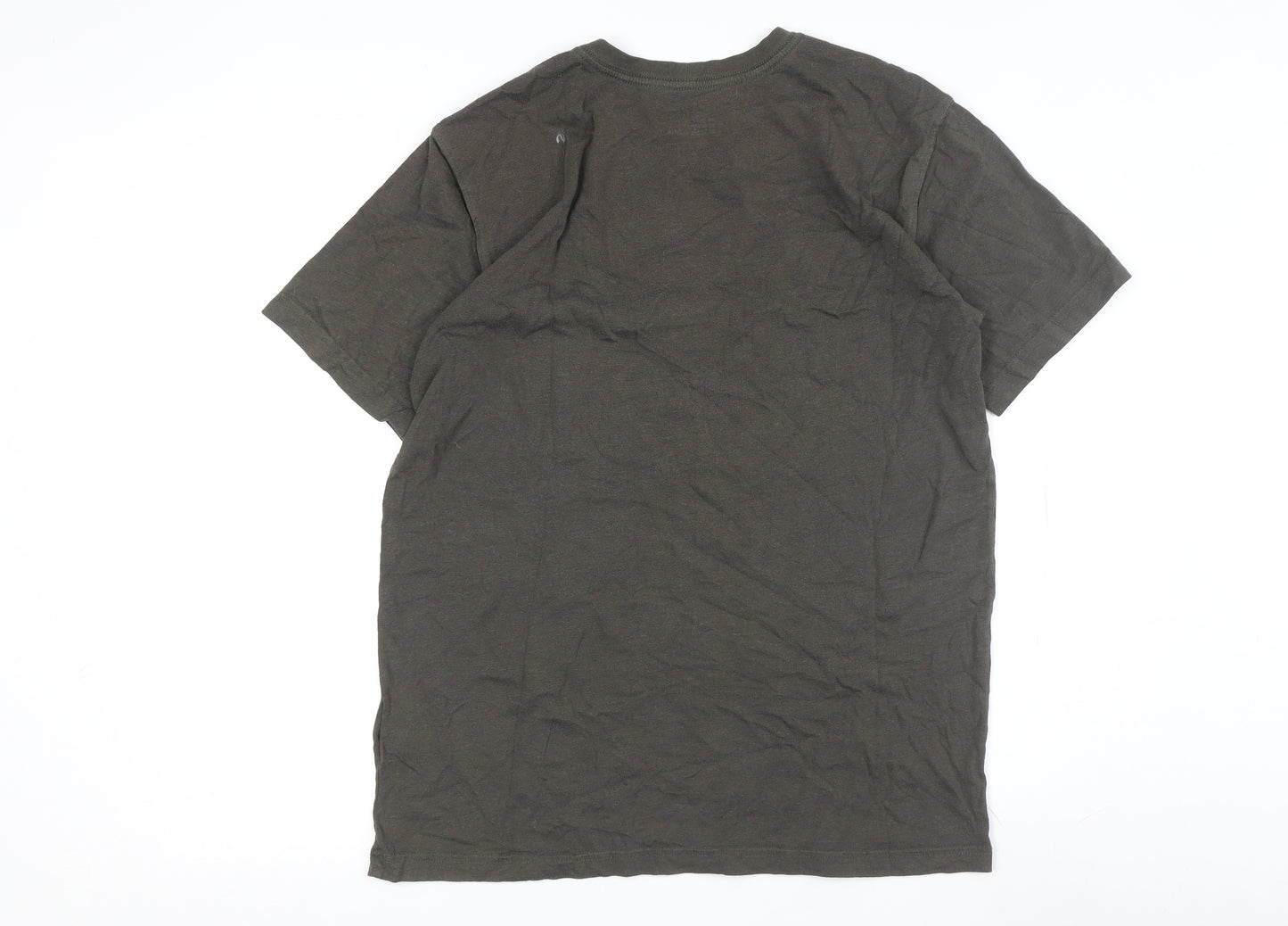 Carhartt Men's Brown Crew Neck T-Shirt M