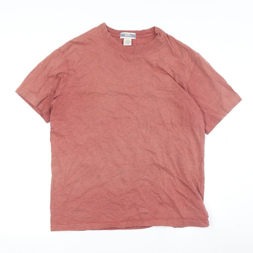 Gap Men's XS Red Crew Neck T-Shirt in Cotton