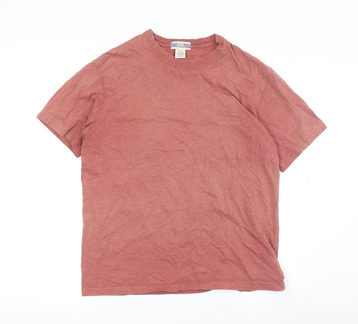 Gap Men's XS Red Crew Neck T-Shirt in Cotton