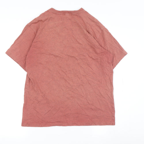 Gap Men's XS Red Crew Neck T-Shirt in Cotton