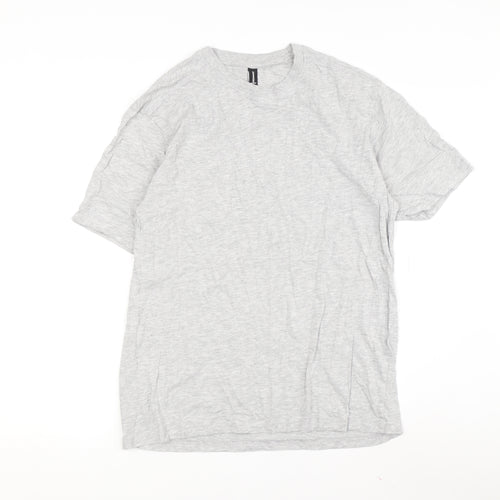 Donnay Men's Grey Crew Neck T-Shirt, Short Sleeve Size L