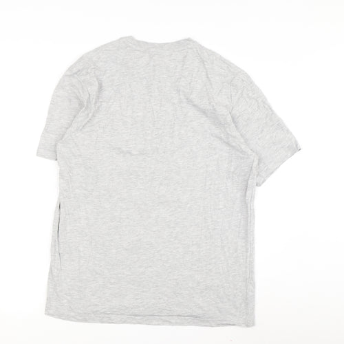 Donnay Men's Grey Crew Neck T-Shirt, Short Sleeve Size L
