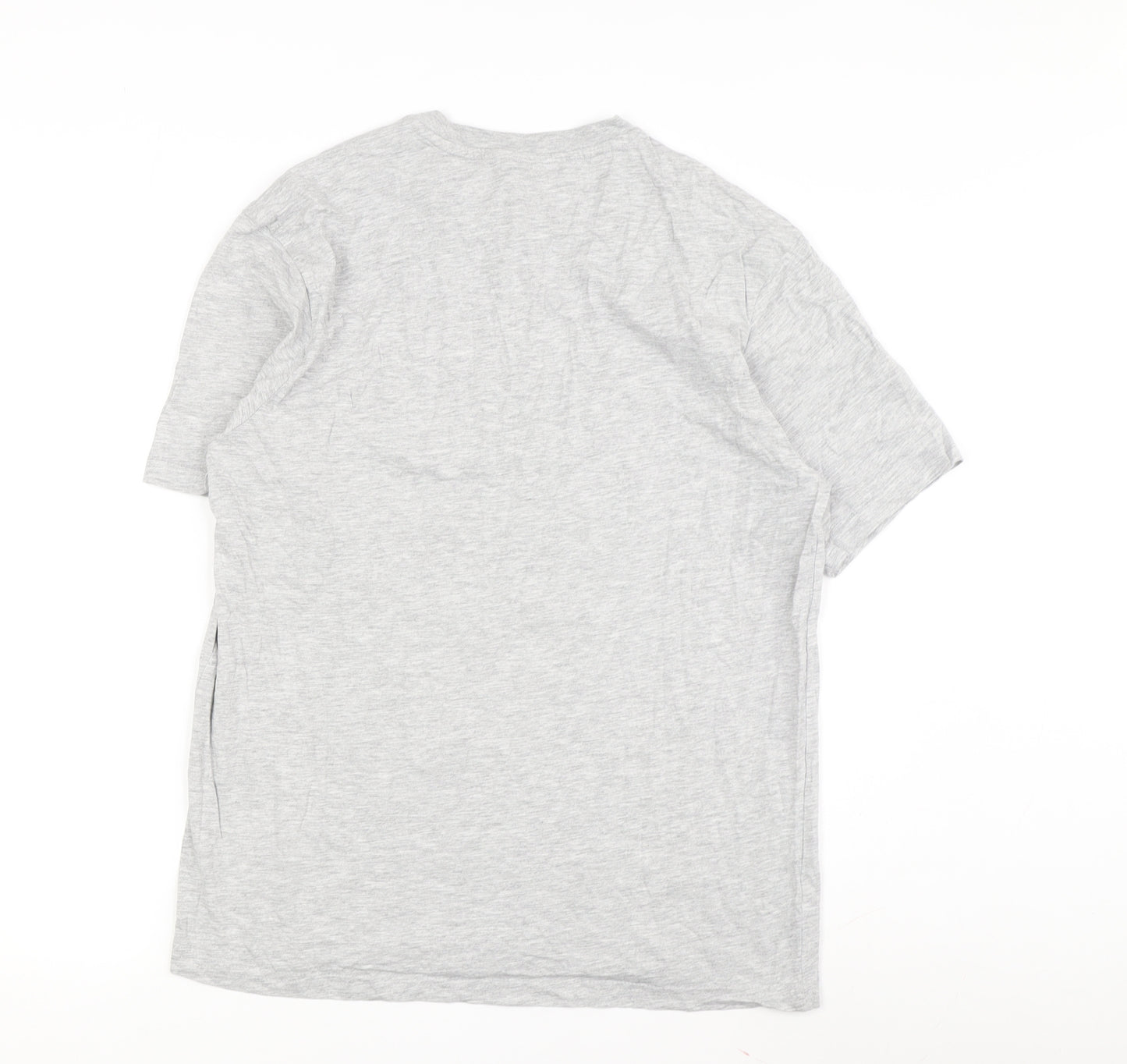 Donnay Men's Grey Crew Neck T-Shirt, Short Sleeve Size L